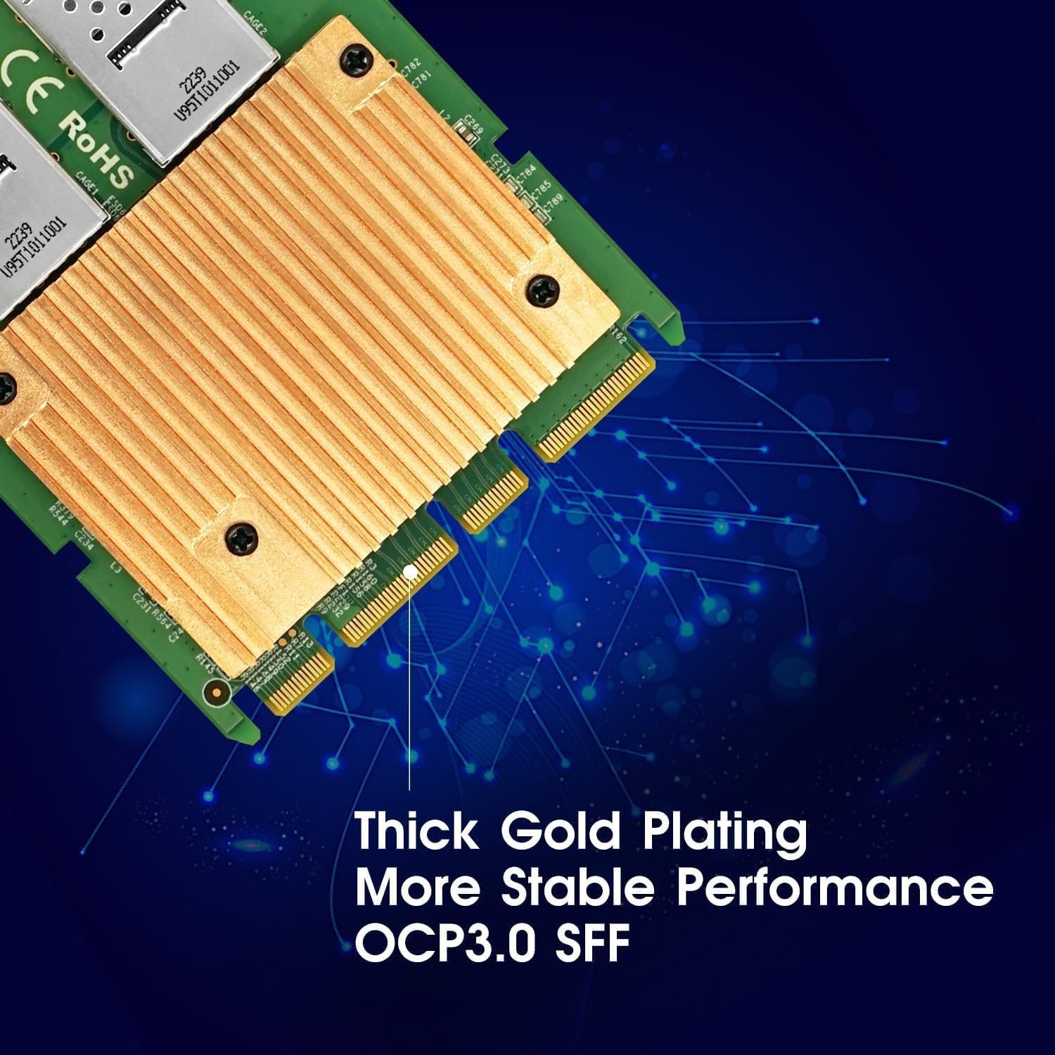 OCP 3.0 Dual-Port 40G QSFP+ Ethernet Network Adapter