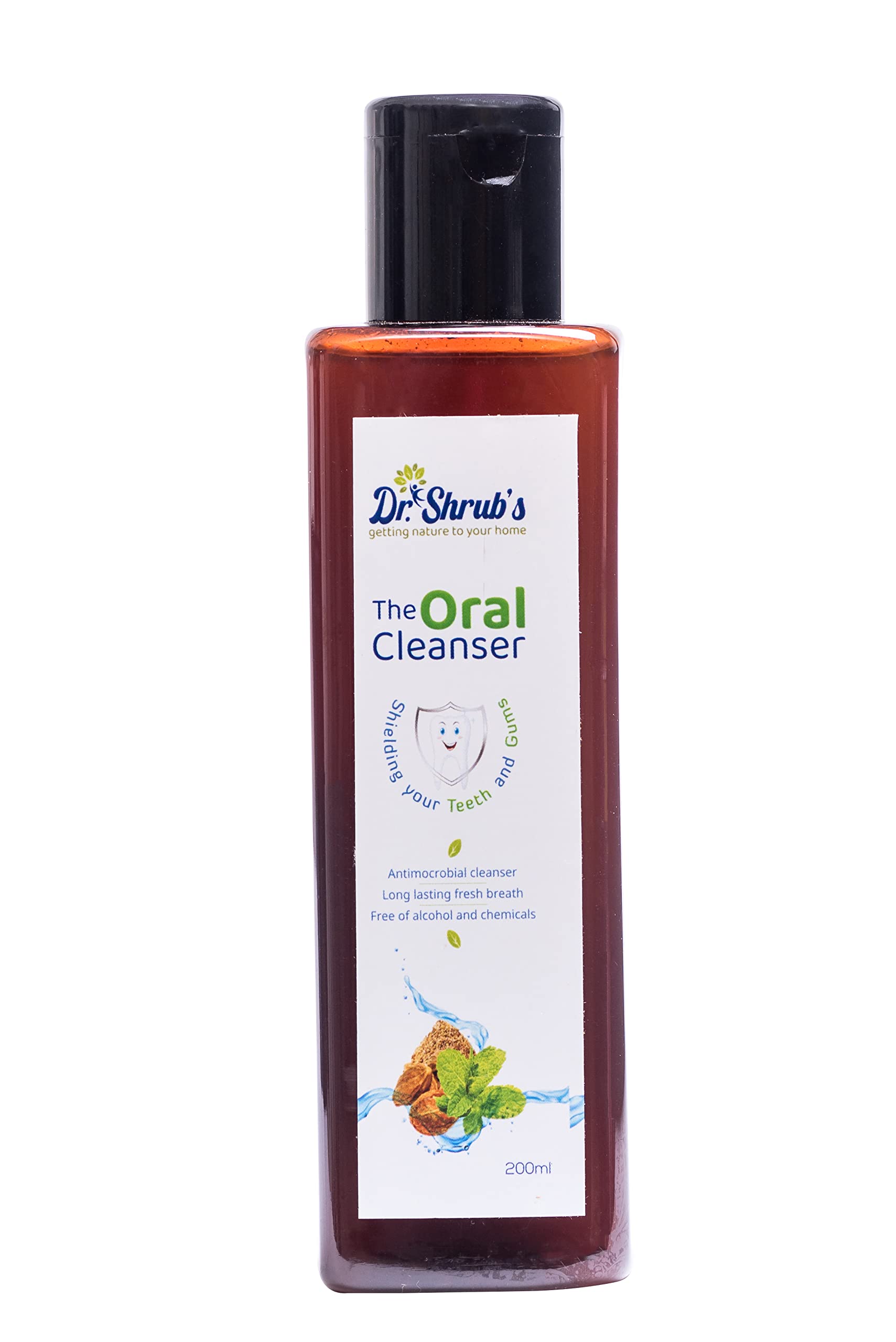 Dr Shrubs The Oral Cleanser I Plant based Natural mouthwash IAlcohol free mouthwsh I Ayurvedic mouthwash I No artificial colours & flavours I For dental Hygiene, gum strengthening & fresh breath-200 ml (Pack of 1) (B0BMXYMPNF) Amazon Price History, Amazon Price Tracker