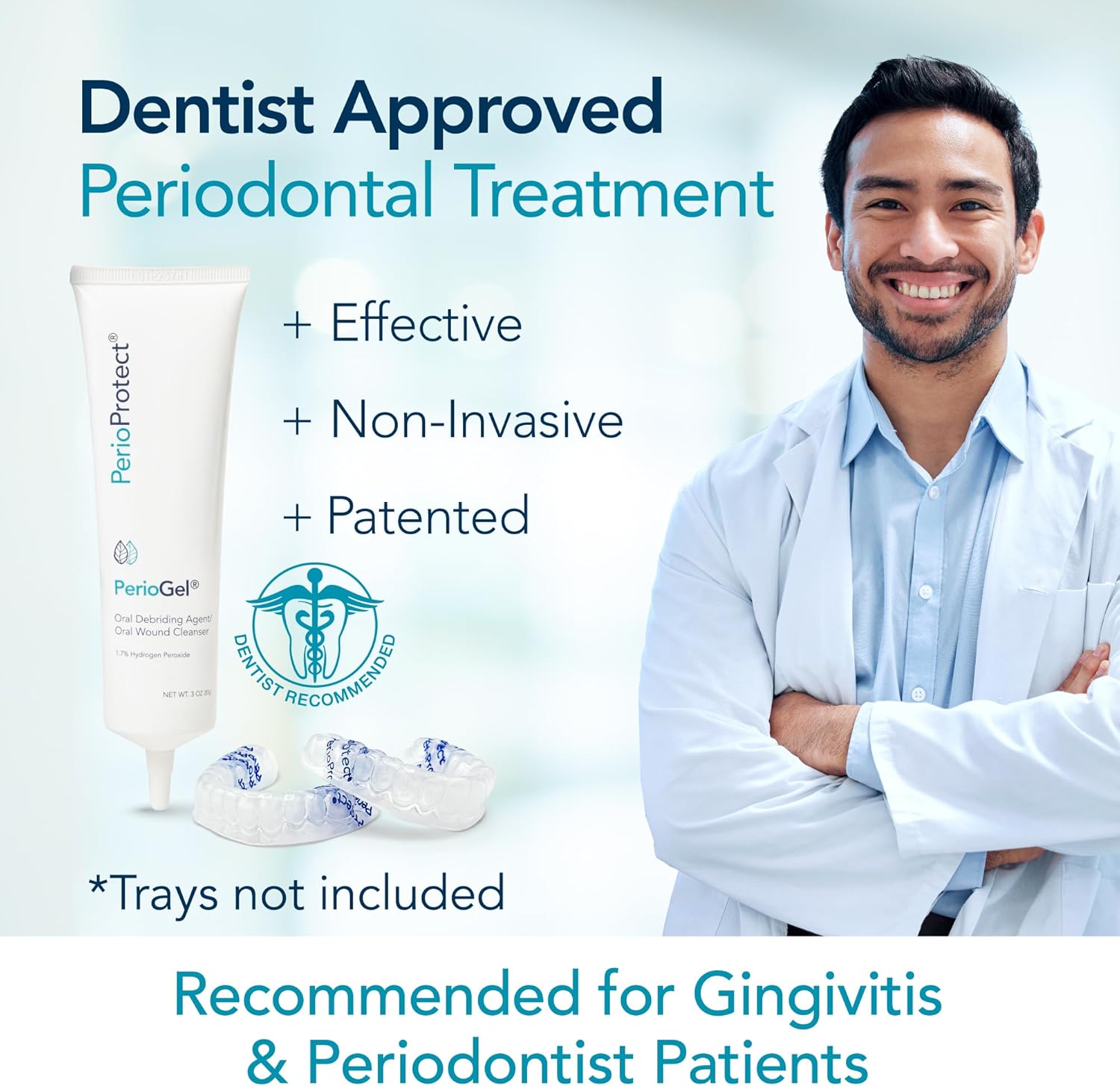 Perio Gel | Periodontal Treatment for Teeth | Promotes Teeth Whitening (3 oz.)