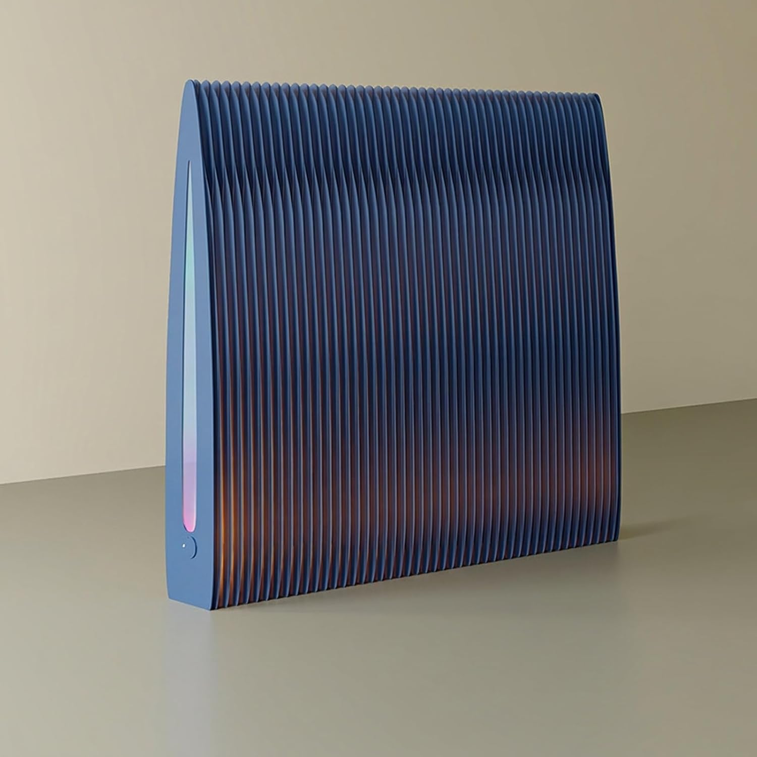 Paper Room Divider Stretch-to-use Freely Bendable Honeycomb Structure Foldable for Storage Fully Translucent Stable and Wobble-Free Lightweight and Easy to Move(Blue,180x30x300~400cm)