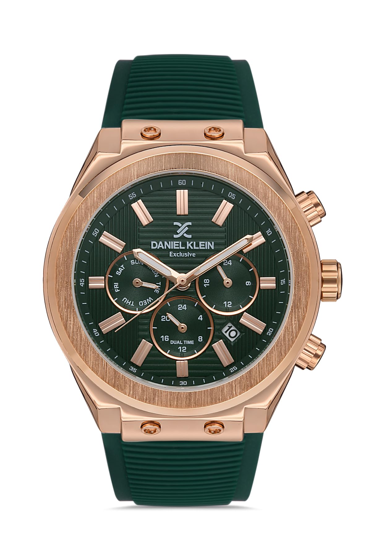 DANIEL KLEIN Analog Green Dial Mens Silicone Watch-Dk.1.13321-6 (B0BFN2M5RZ) Amazon Price History, Amazon Price Tracker