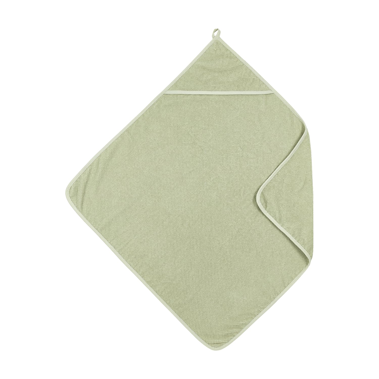 Meyco Baby Soft Olive Hooded Towel Terry Cloth 75 x 75 cm — image 1