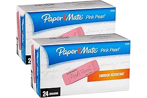 Paper Mate Pink Pearl Premium Erasers: The Perfect Eraser for Precise Erasing