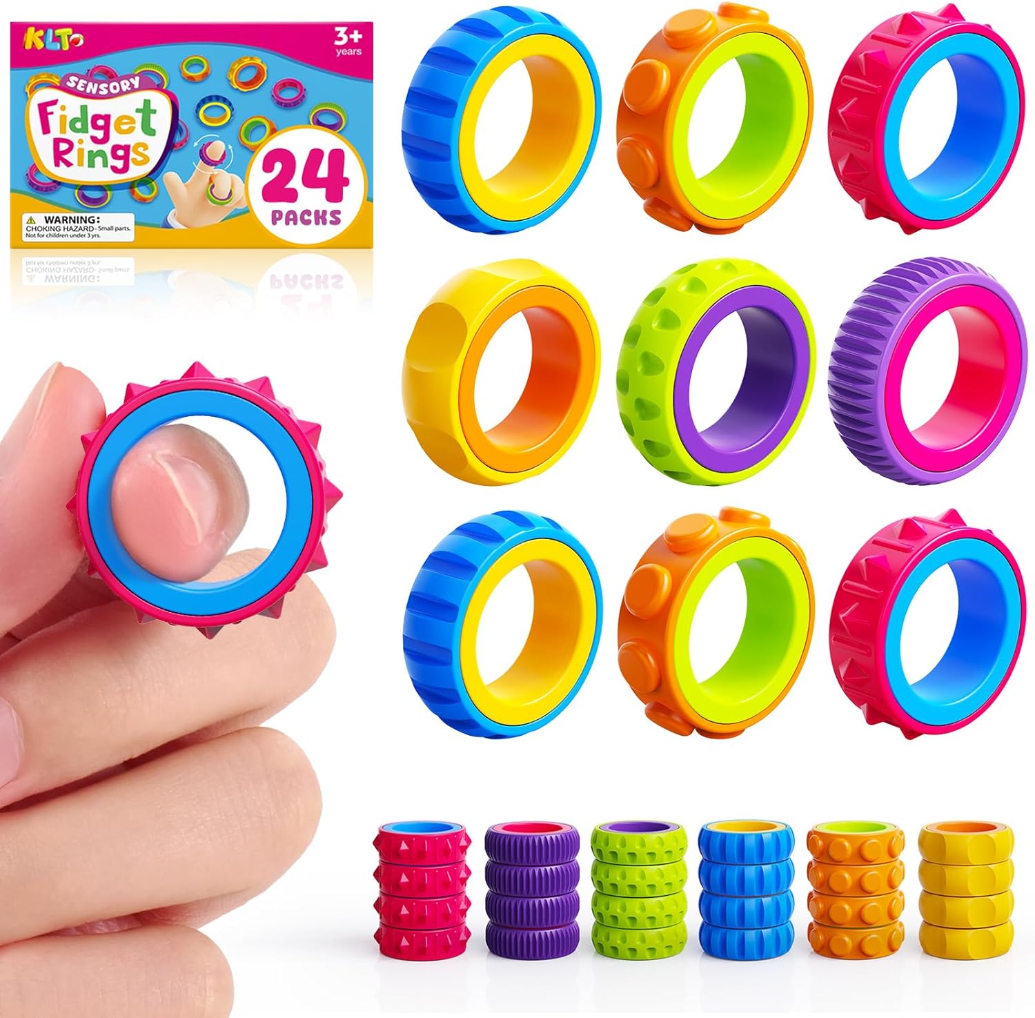 42 Pack Bulk Rings