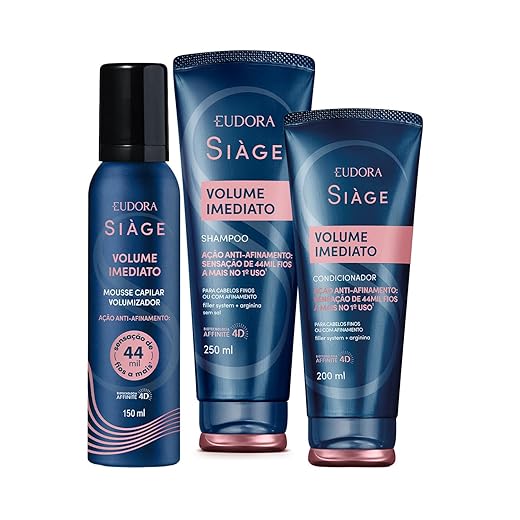 Combo Siàge Volume Imediato (3 itens)