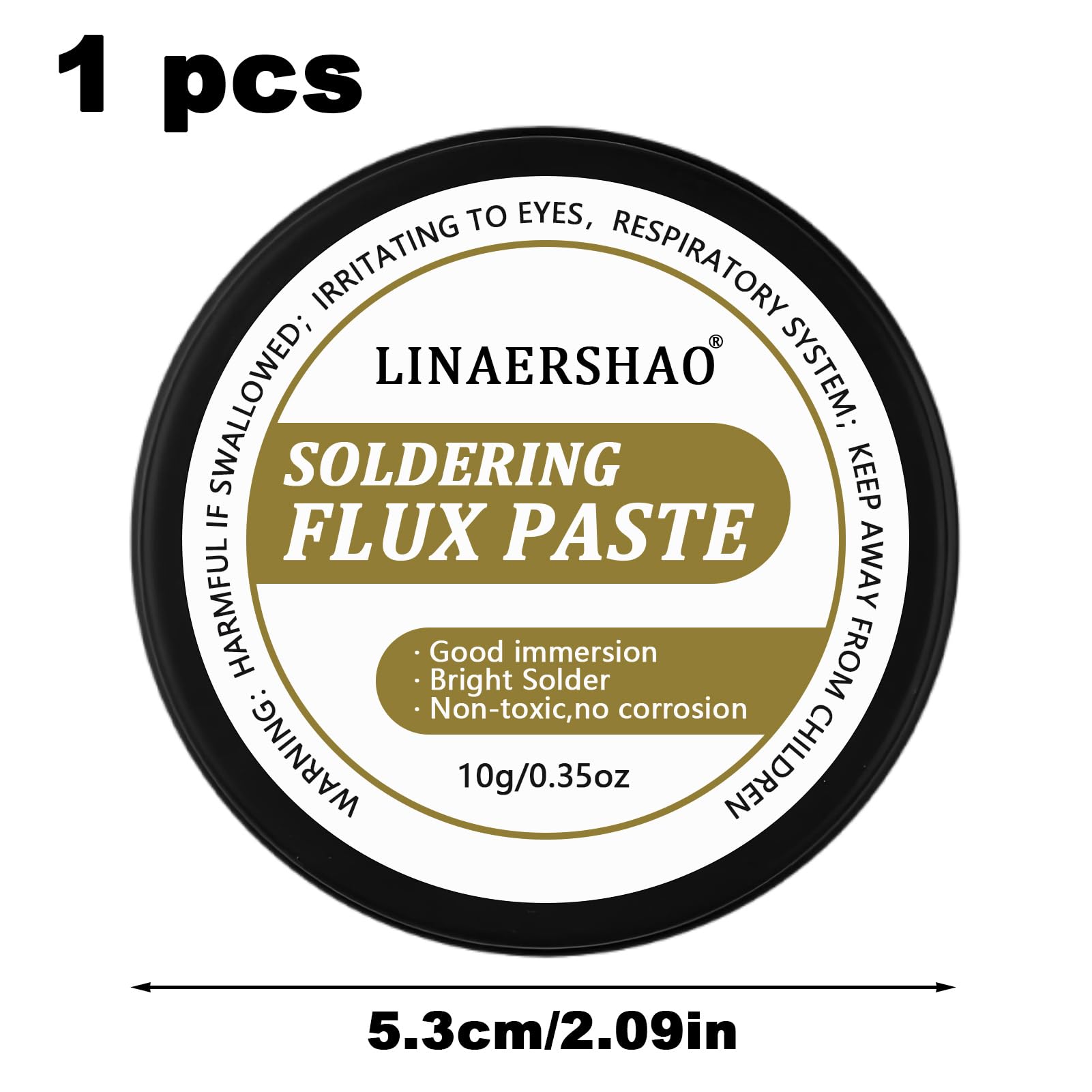 1 Pezzi Pasta per saldare,pasta di stagno per saldatura,aldatura a Stagno,Mano Aaldatura Aiutando le Mani,per saldare componenti montabili in superficie(10g)