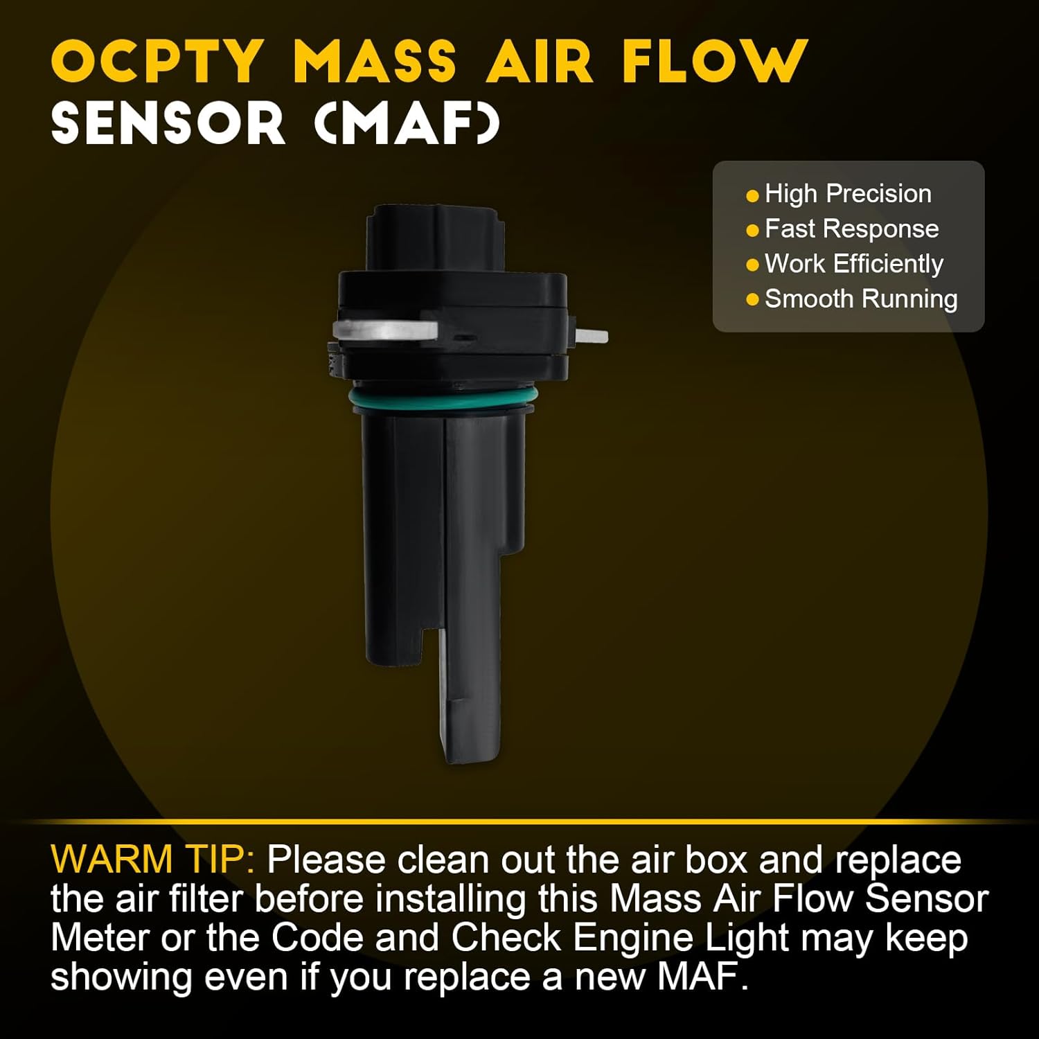 OCPTY Mass Air Flow Sensor Fits for Lexus Ls600H V8 2008-2016 for Ls460 V8 2007-2017 for Gs460 V8 2008-2011 2220438020