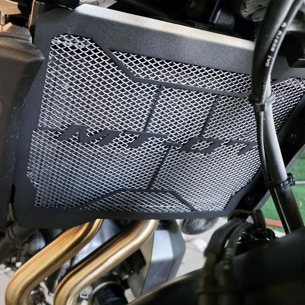 Zubehör Motorrad Kühlerschutzgitter Schutzgitter Kühlergitter Für YAMAHA MT-07 MT07 MT 07 FZ07 2019 2020 2021 2022 2023 2024 Kühlerabdeckung (Schwarz-(2019-2024))
