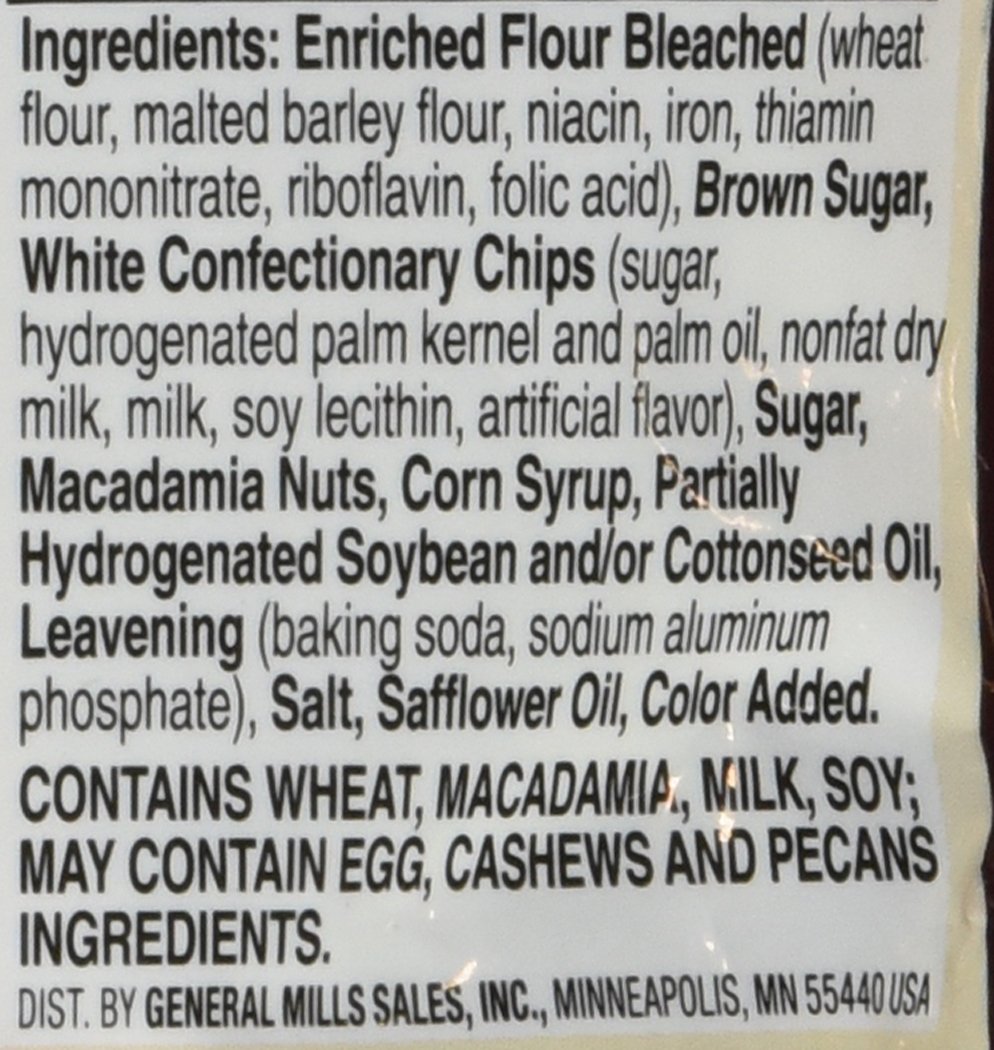 Betty Crocker White Chip Macadamia Cookie Mix, 14 Oz (3 Packs)