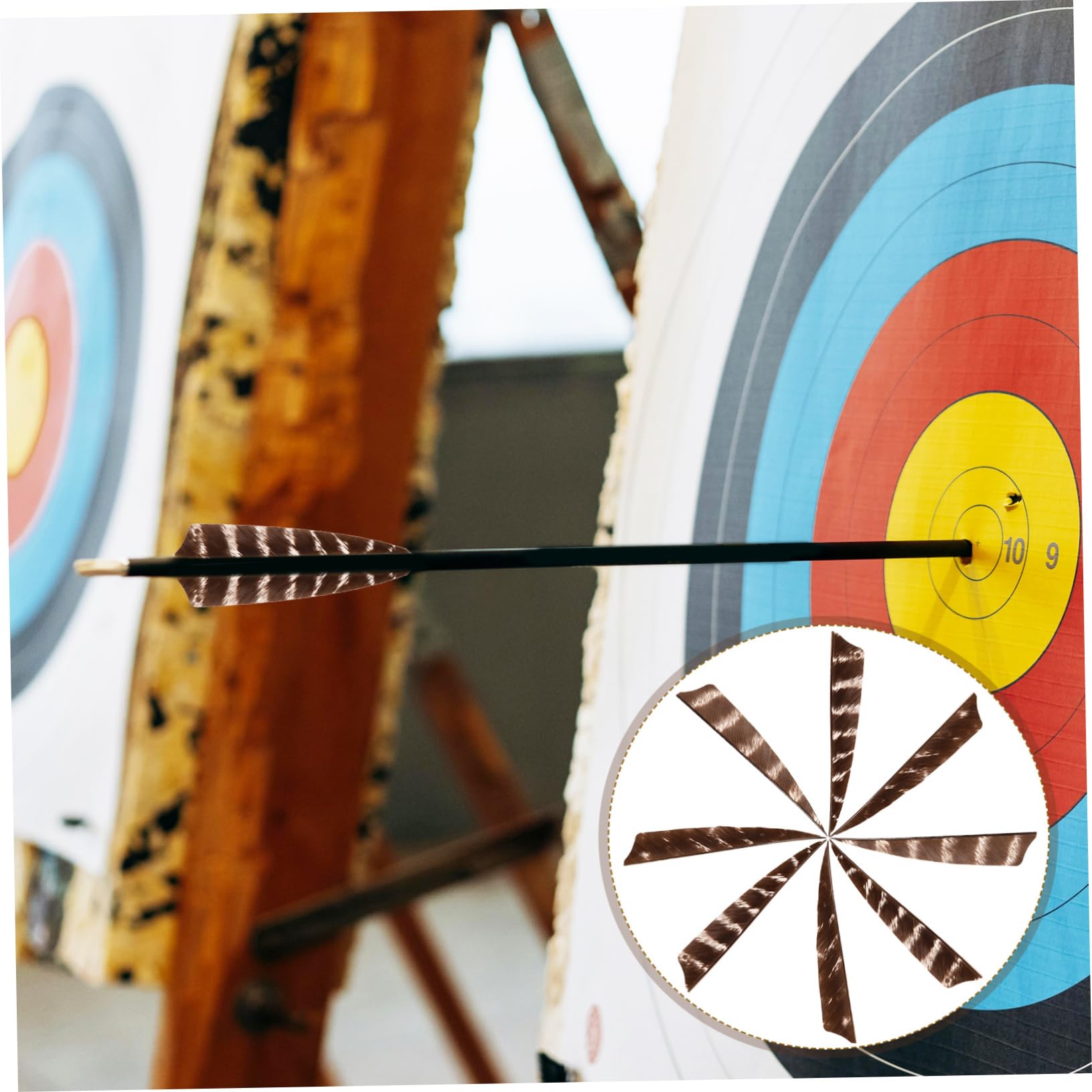 White Water Archery Solid Granite Color Matte or Gloss Arrow Wraps 15 pc pk Choose Length Width (Matte, 9” Length- 1.4” Width)