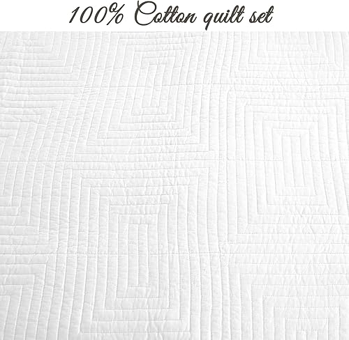 Miniatura 3 de Cozy Line Home Fashions Juego de ropa de cama de 100 % algodón, color blanco sólido, ligero para todas las estaciones (azul, tamaño individual, 2