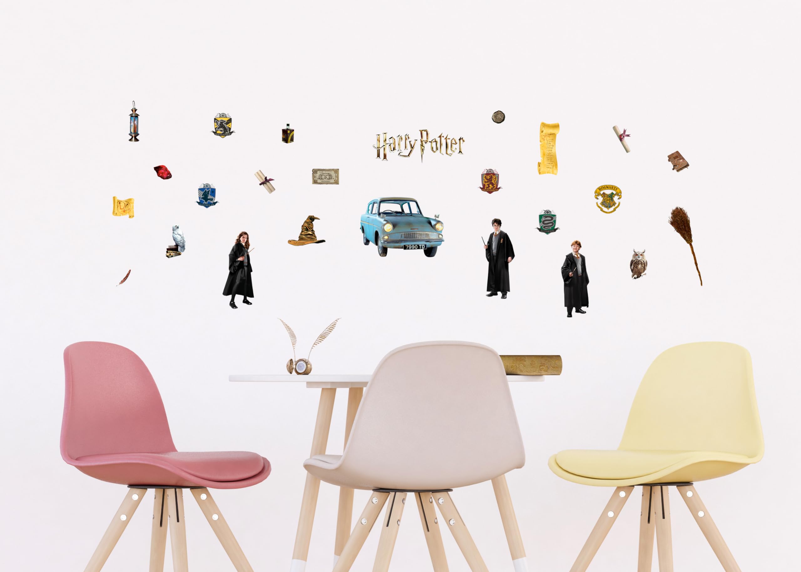 Harry Potter naklejki ścienne do pokoju dziecięcego, tatuaż ścienny chłopiec dekoracja AG Design 42,5 x 65 cm | ADK 1654