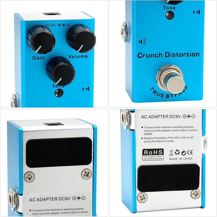 ギター エフェクター1式 Amazon.co.jp: BUZHI EF-03エレクトリックギターエフェクトペダル