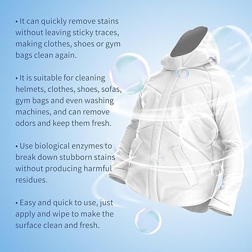 Miniatura 2 de 2024 Nueva chaqueta multiusos de espuma sin lavado, limpiadores de espuma seca, limpieza en seco multiusos de espuma de limpieza de ropa, agente sin