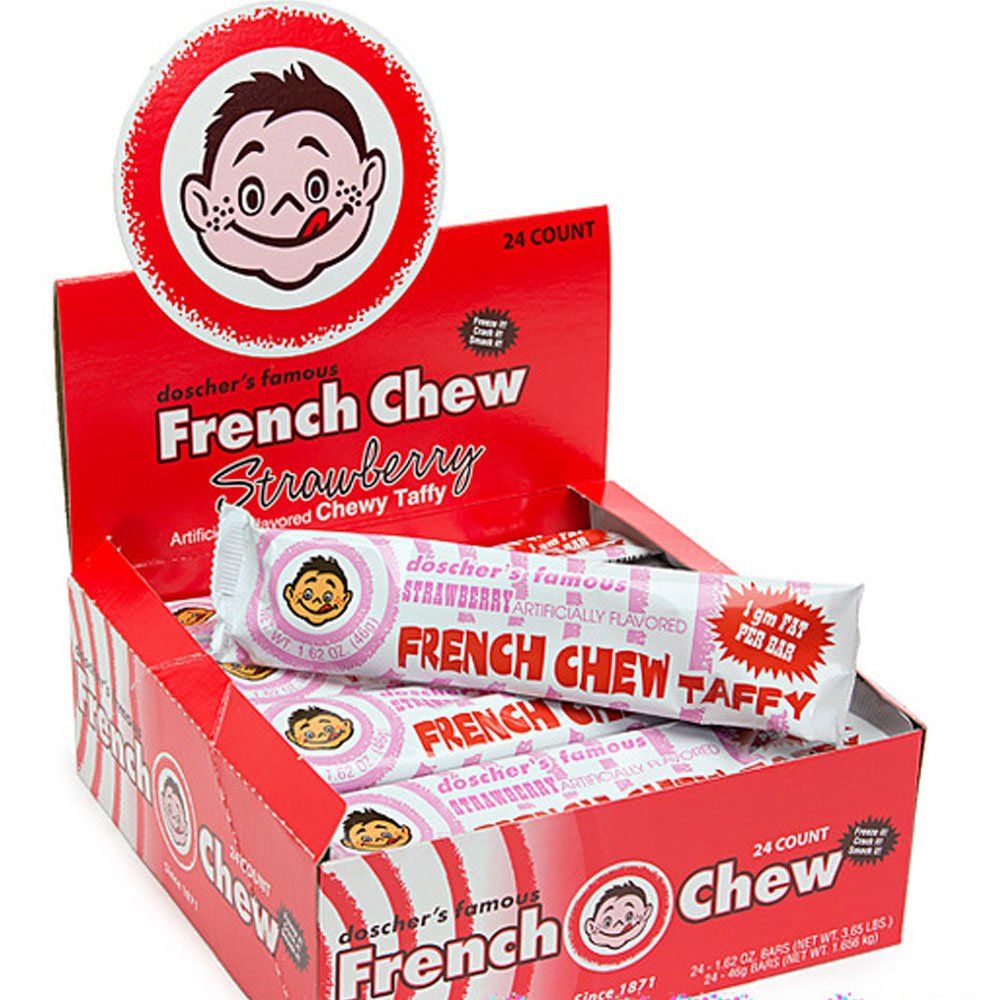 Doscher's Strawberry French Chew Taffy Similar To Turkish Taffy