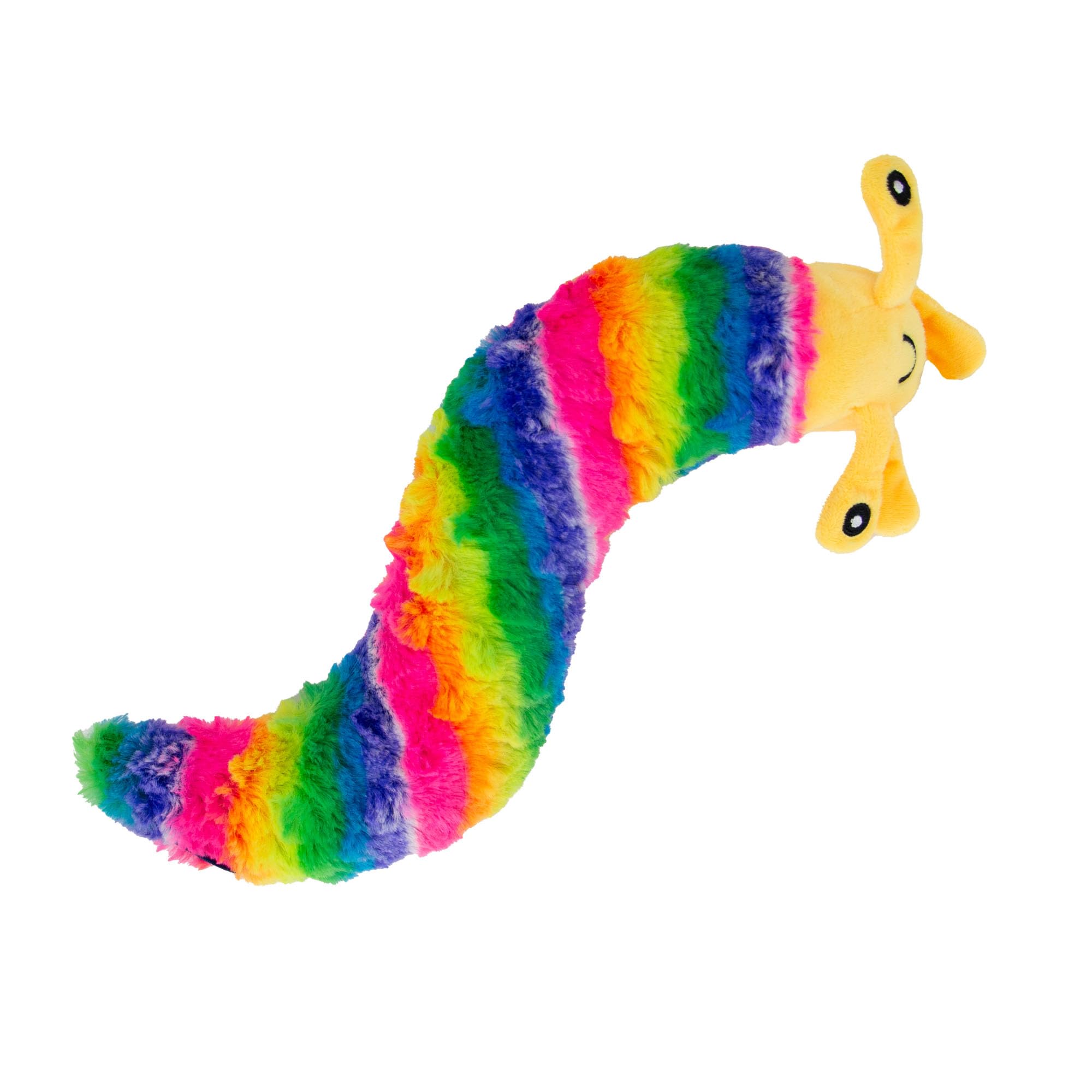Ancol Cuddle Psychedelic Slug Squeaking Dog Toy 34cm - Soft, Plush Comfort Toy for Gentle Play & Cuddling