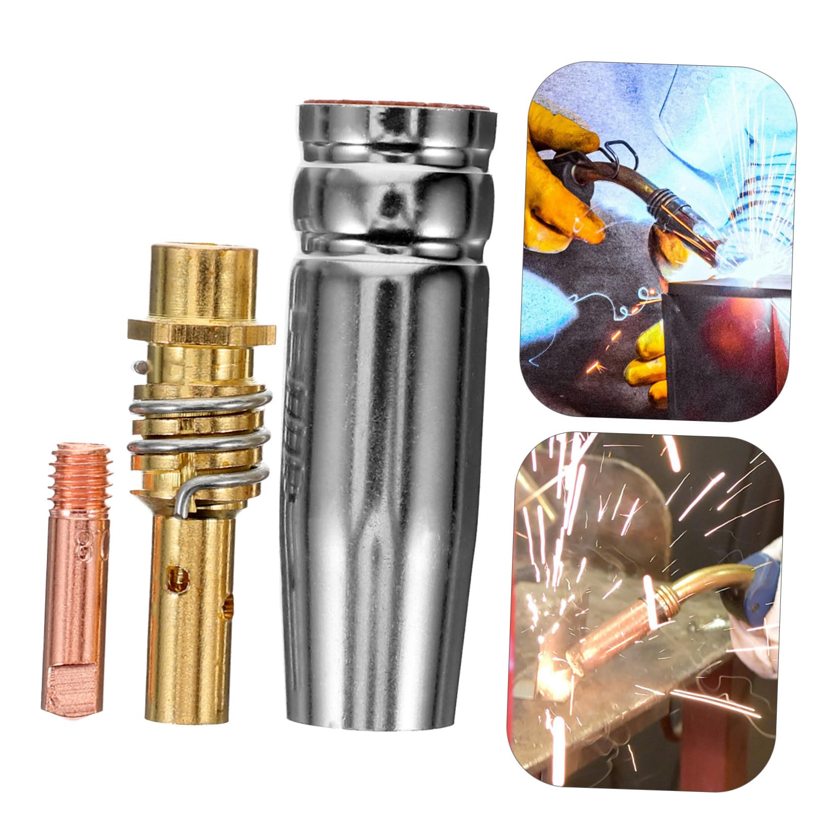 WOONEKY Essential Welding Parts Set of Nozzles Nozzle Gel Washers Kit for Gas Soldering Welding Accessories