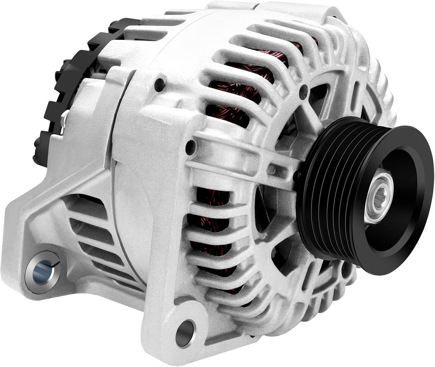 11017 High Output Alternator for Nissan Maxima 2004 2005 2006 2007 2008 V6 3.5L - 12V 120Amp Clockwise 6-Groove Pulley