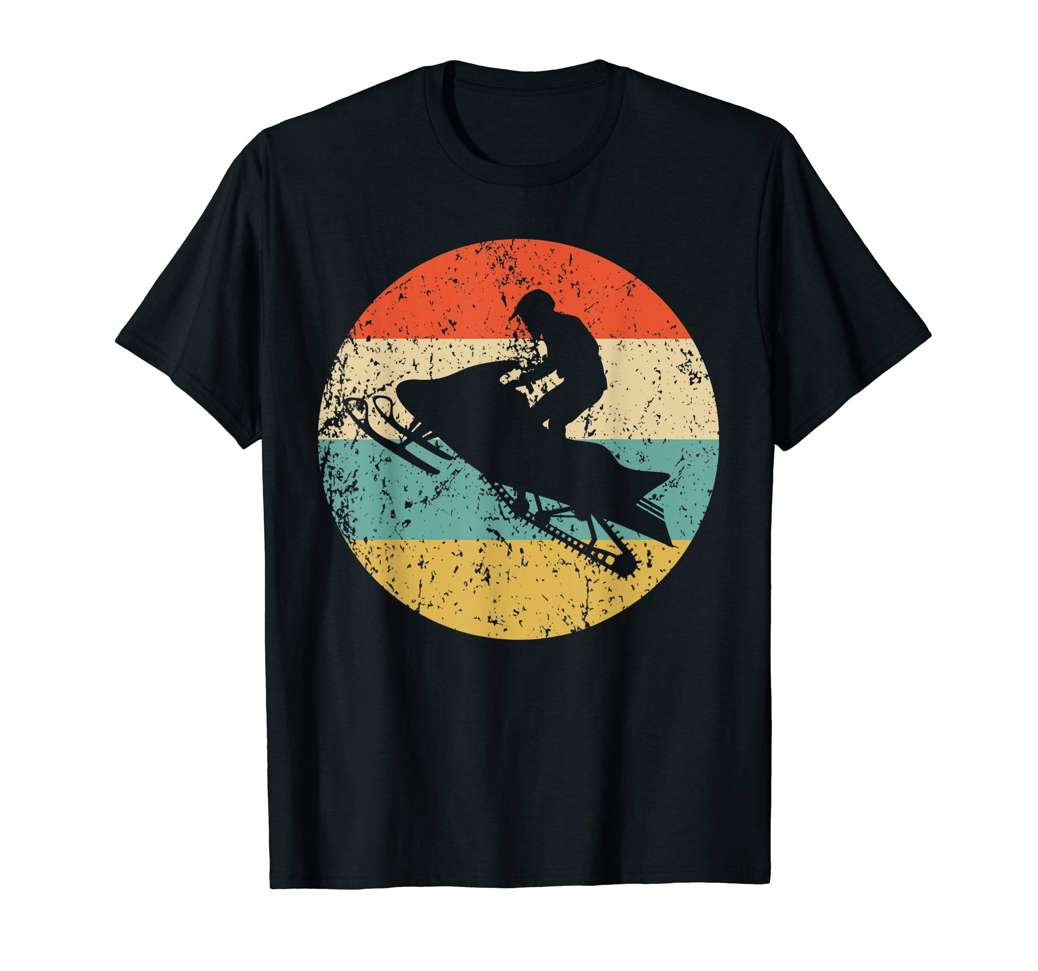 Vintage Retro Style T-ShirtsSnowmobile Retro Style Snowmobiling T-Shirt