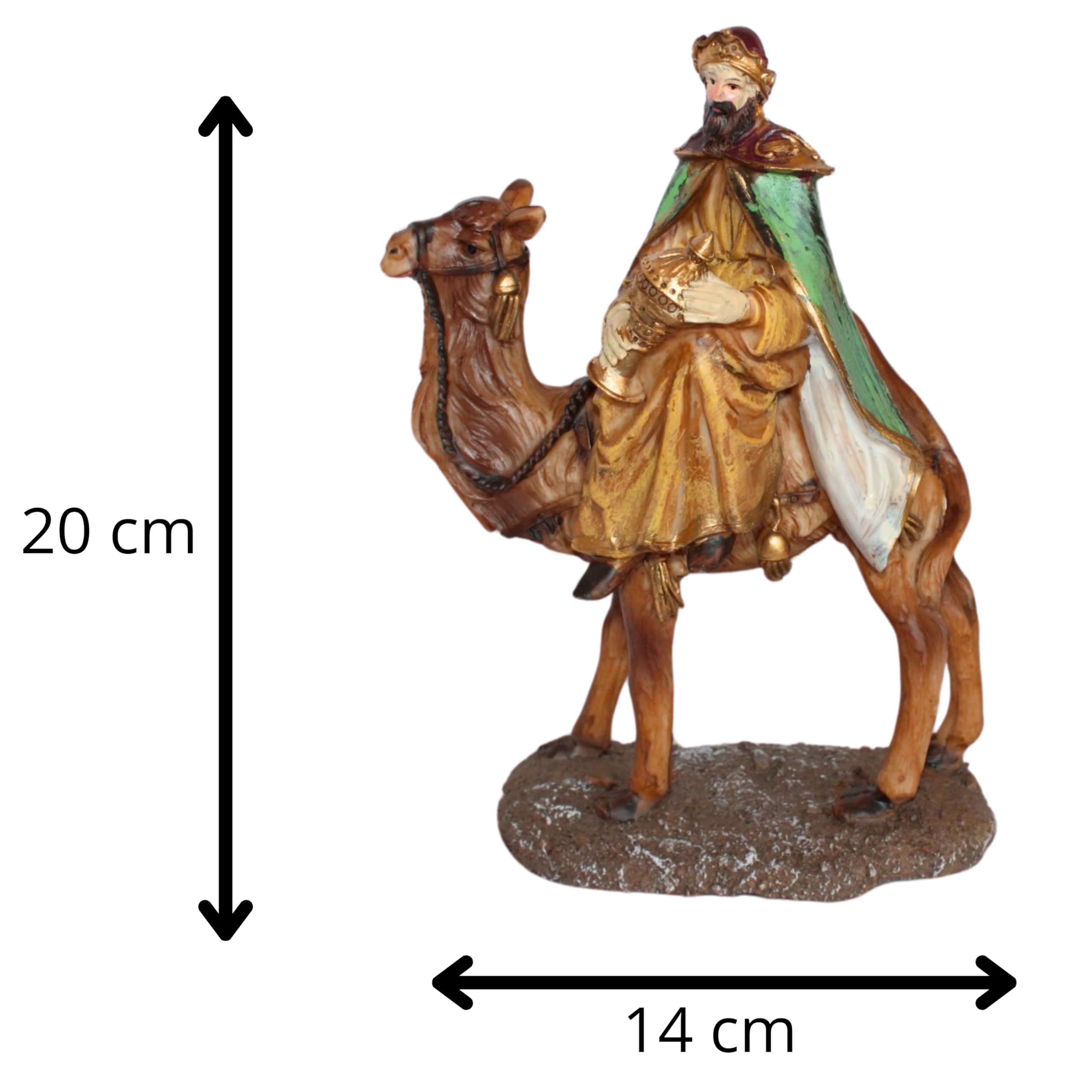 Rois Mages chameau crèche Moranduzzo style XVIII 10 cm | vente en ligne sur Rois Mages chameau crèche Moranduzzo style XVIII 10 cm | vente en ligne sur
