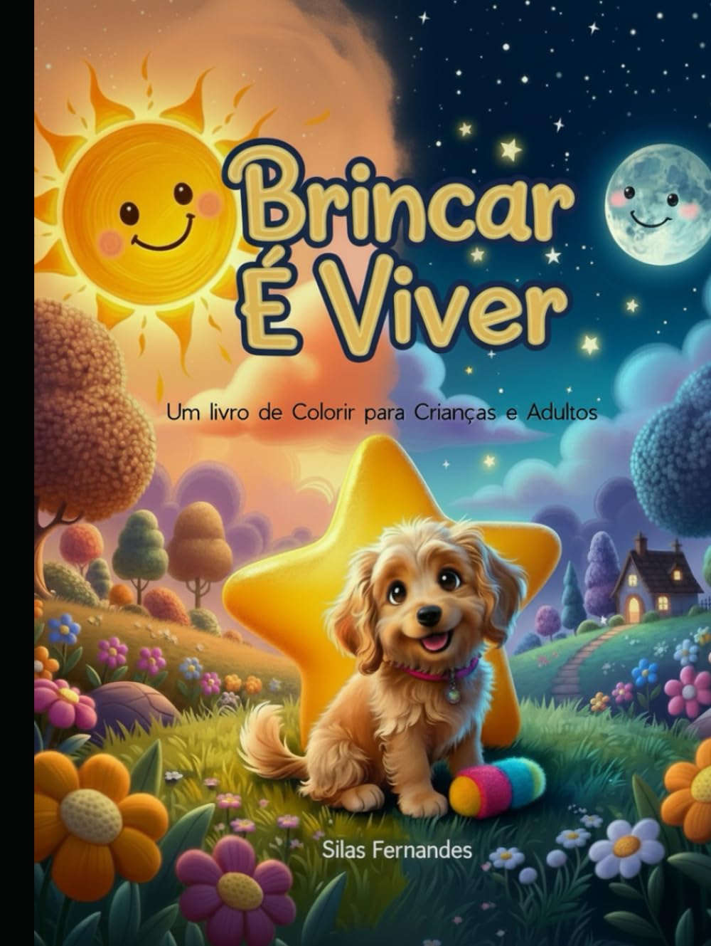 Brincar é Viver: Um Livro de Colorir para Crianças e Adultos