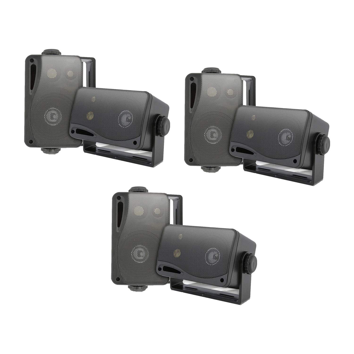 【未使用】パイル PLMR24B 3-WAY MINI BOX スピーカー② 未使用】パイル PLMR24B 3-WAY MINI BOX スピーカー②の通販 by