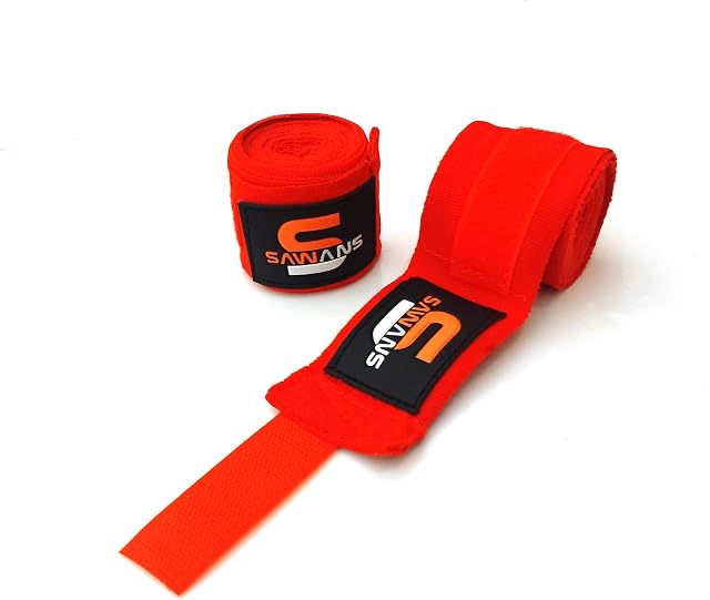 SAWANS Power Hand Wraps Inner Gloves Bandages MMA Boxing Muay Thai Mexican Stretch 3.5 meter