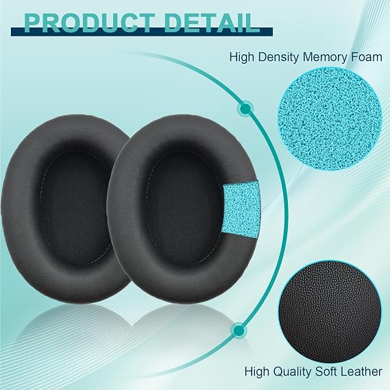 Hyper X Cloud II, Cloud 2, Cloud Flight S, Cloud Stinger, Cloud Alpha Gaming Headphones, Ear Cushions Headphones Ear Covers Replacement Headphone Cushions for Cover Repair Parts
