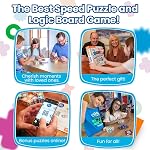 FoxMind Games : Match Madness, Jeux de société familiaux pour enfants de 7 ans et plus, adolescents et adultes. Jeu de société de correspondance de blocs de motifs, jeu de puzzle Pensez vite pour faire la correspondance, 1 à 4 joueurs