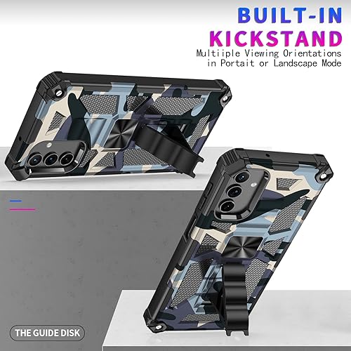 Miniatura 10 de CCSmall Funda de camuflaje para Samsung Galaxy A13, funda para teléfono Galaxy A04s, protección resistente a prueba de golpes, grado militar,