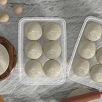 Vista 5 de Paquete de 4 cajas de prueba de masa transparente de 14 L, contenedor de almacenamiento de pizza para alimentos