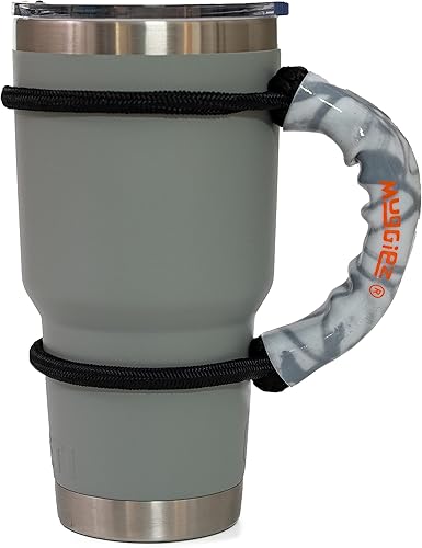 Mango universal para bebidas, rayas plateadas, mármol plateado, el mango original de la taza, calidad premium, resistente, tazas, tazas, botellas,
