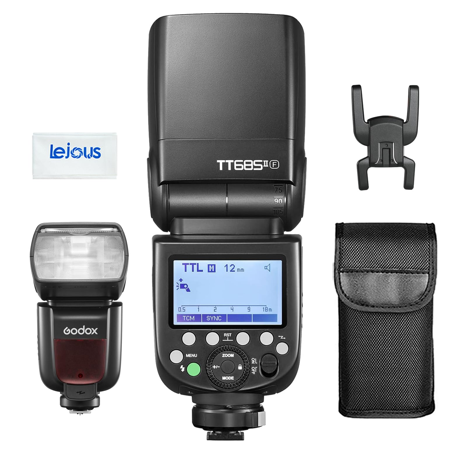 GODOX TT685IIN On-Camera TTL Blitz Für Nikon Kameras,1/8000s High Speed Syncquick Release Locktcm Instant Conversiongn60 Manual Speedlite01 26s Recycle Time