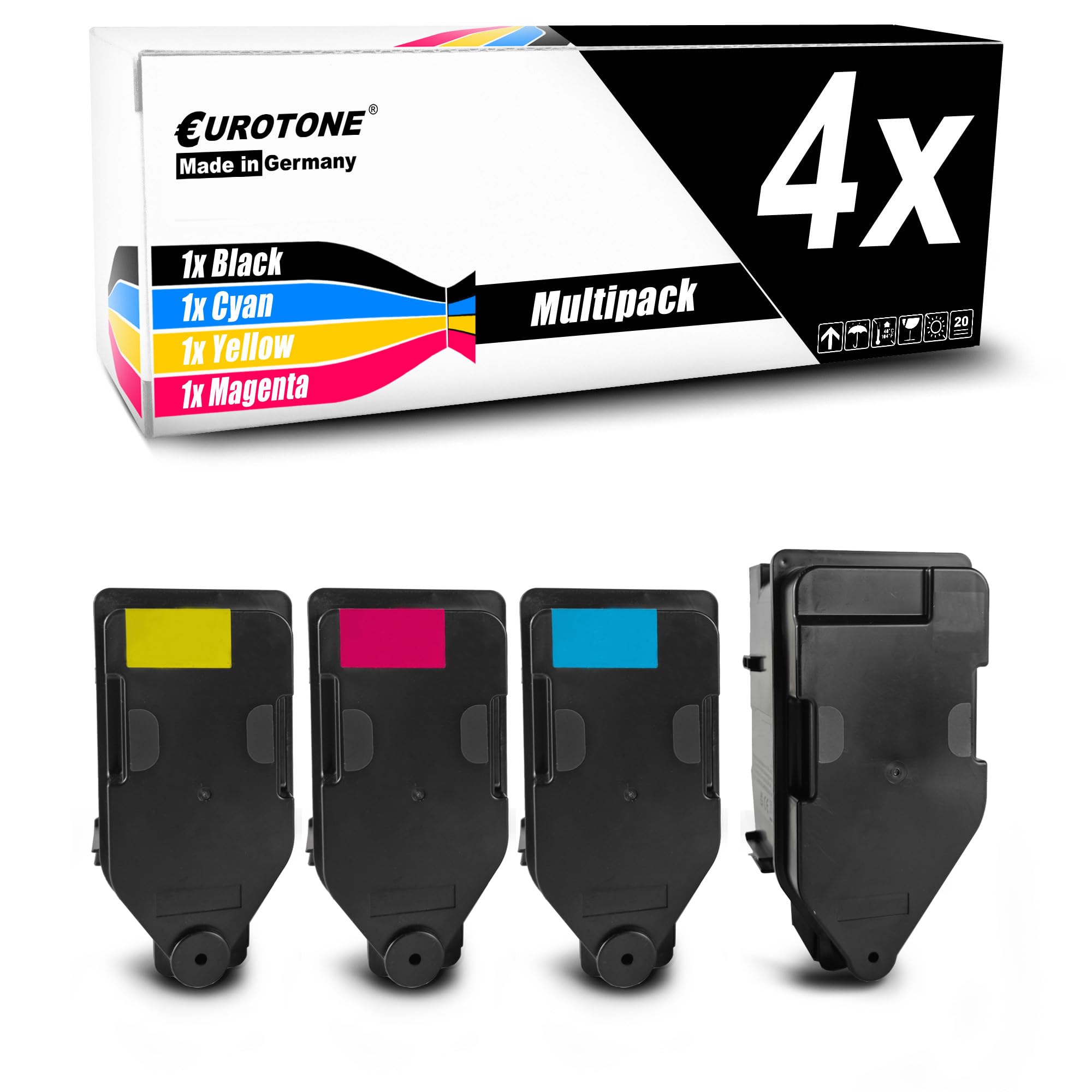 Eurotone Toner w zestawie 4X toner kompatybilny jako zamiennik do Konica Minolta Bizhub C3300i / C4000i zastępuje TNP-81 CMYK