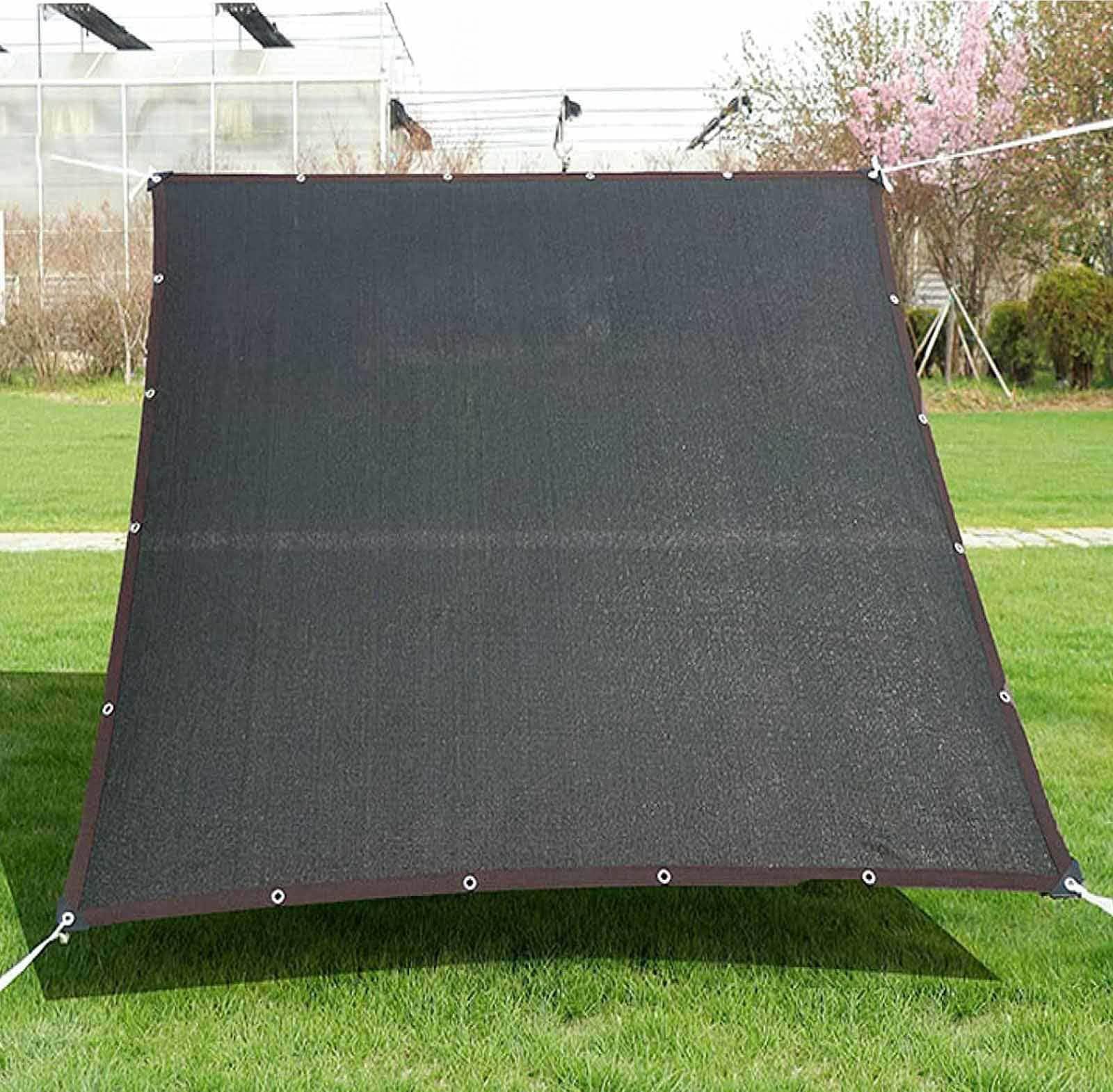 GJZQDKX Canopy Outdoor Shade Sail Sun Shades for Garden 3x5 Breathable Mesh Shade Sail Privacy Netting Outdoor Shade for Shade Mesh Tarp Pergola Privacy Nettingblack-4x5m