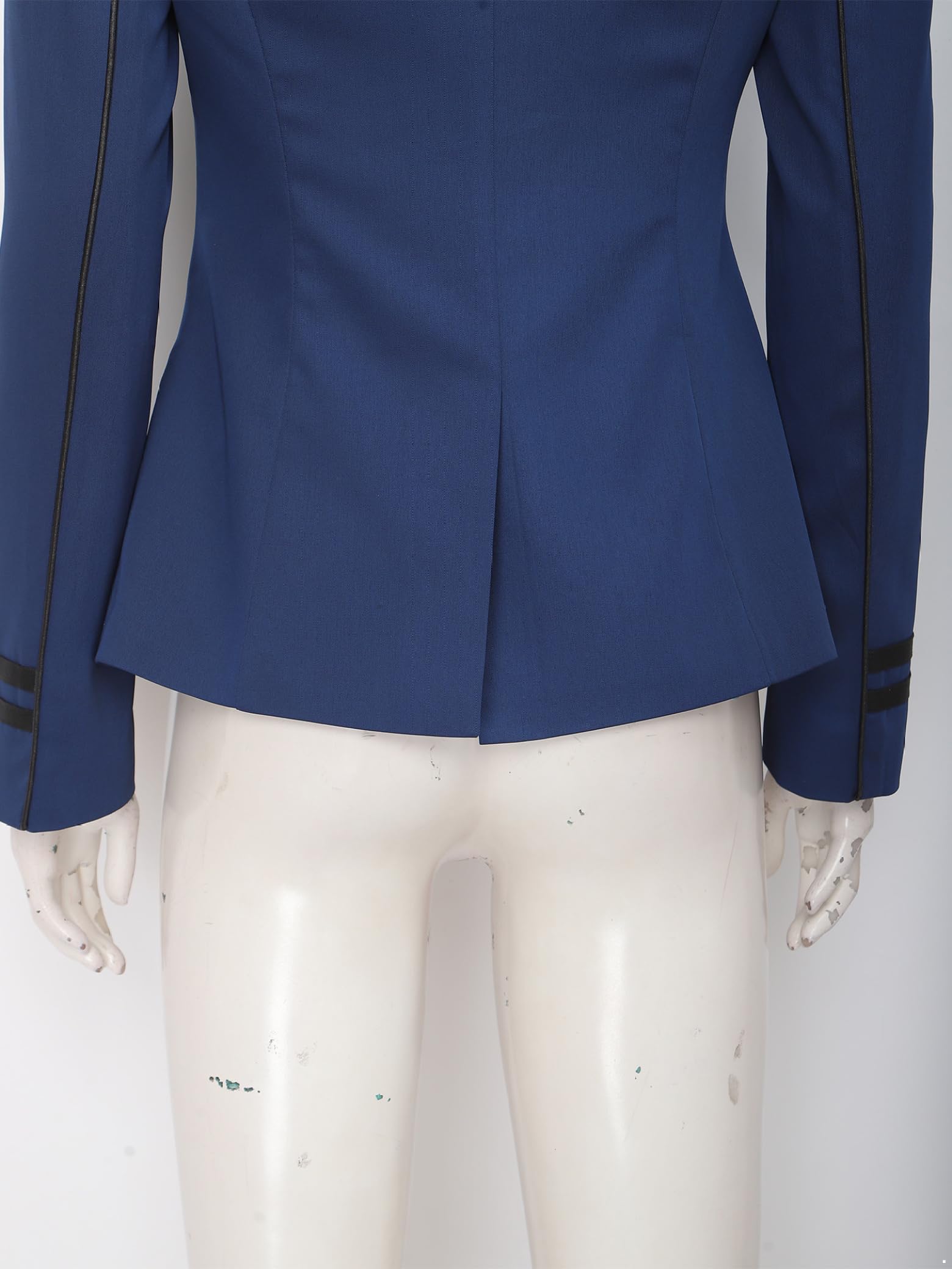 Damen Turnierjacket Reiten Oberteil Revers Riding Turnierjackett Mit Kontrastbesatz Knopfleiste Und Taschen