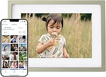 Skylight Frame 10 inch WiFi Digital Picture Frame with Load from Phone Capability, Touch Screen Digital Photo Frame Display - Gift for Friends and Family - Dark Gold