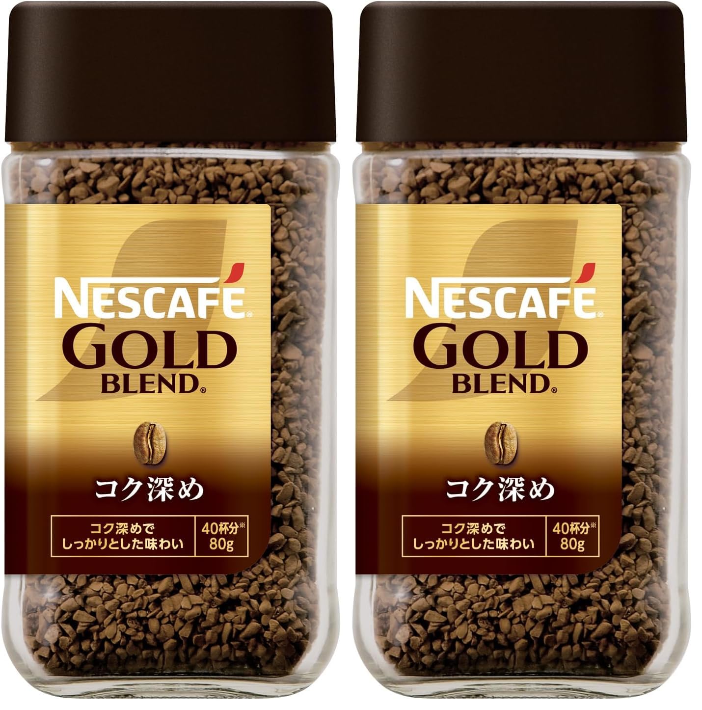 Amazon.co.jp: ネスカフェ ゴールドブレンド コク深め 瓶 80g(40杯分