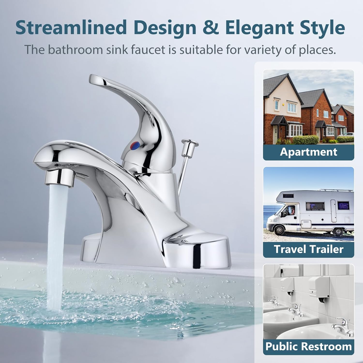 Aolemi Utility Laundry Sink Faucet Bathroom Faucets