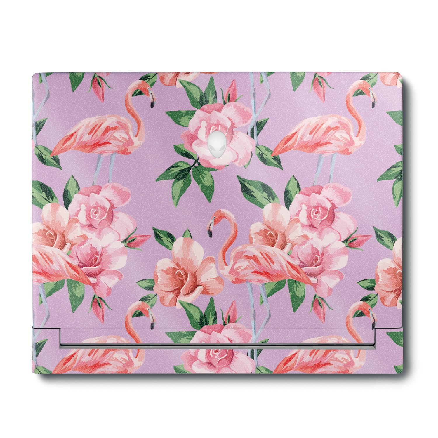 MightySkins Glossy Glitter Skin Compatible with Alienware X16 R1 (2023) Full Wrap Kit - Flamingo Rose | Protective, Durable High-Gloss Glitter Finish | Easy to Apply &amp; Change Styles | Made in The USA