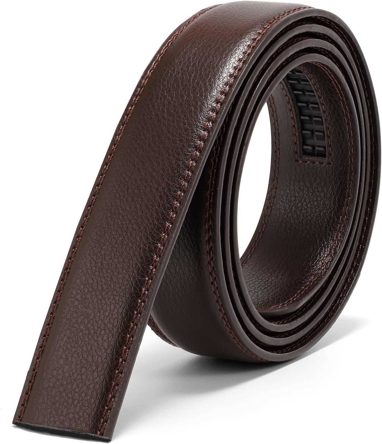 contacts Belt Ratchet Buckle Strap Only – Waist Size Adjustable from 28" to 40" – Replacement Strap for Automatic Click Belts – No Buckle Included-picture-18