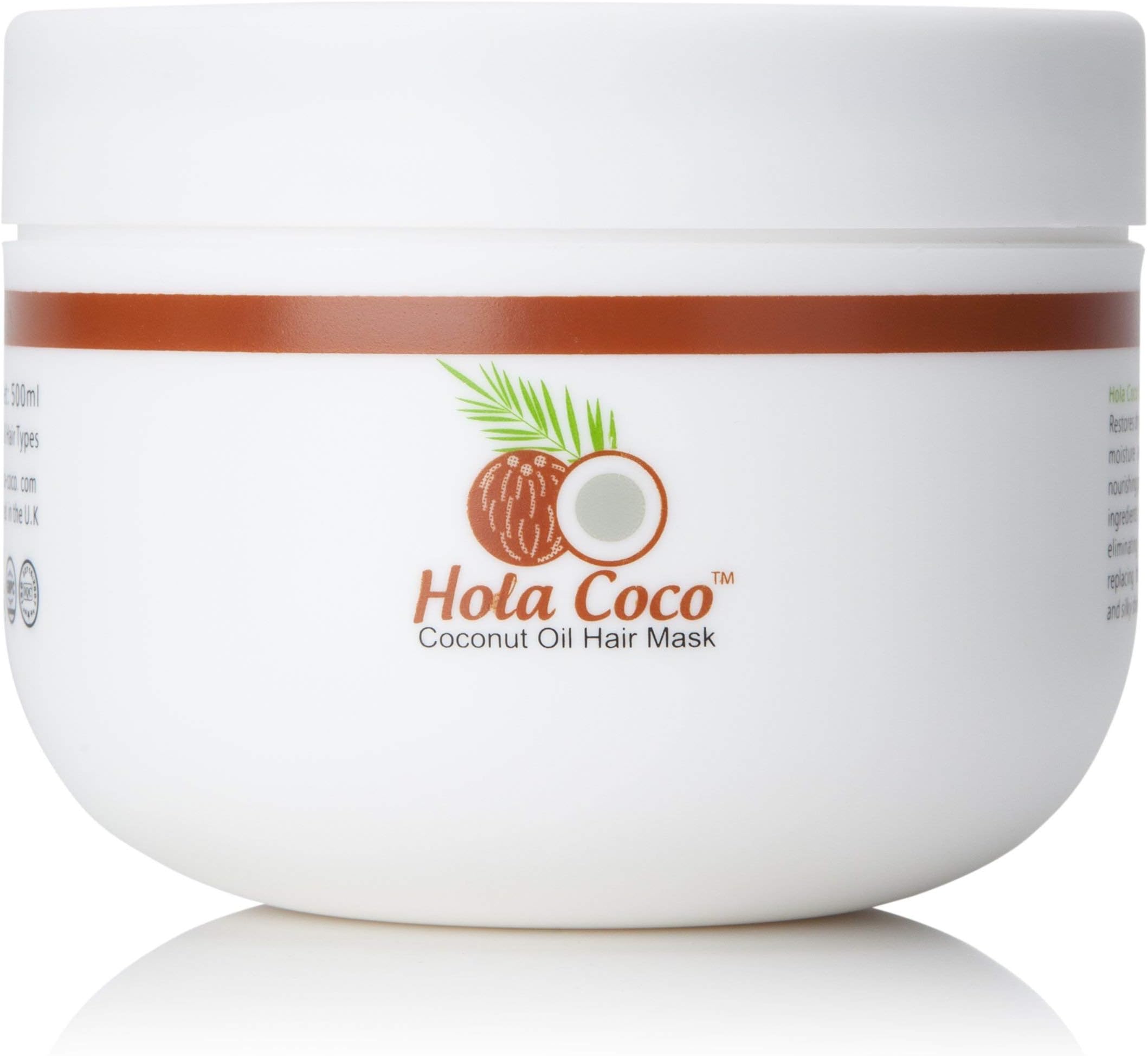 Coconut Oil Hair Mask 500ML: Deep Conditioning Hair Treatment - Perfect For Dry Or Damaged Hair - Suitable For All Hair Types