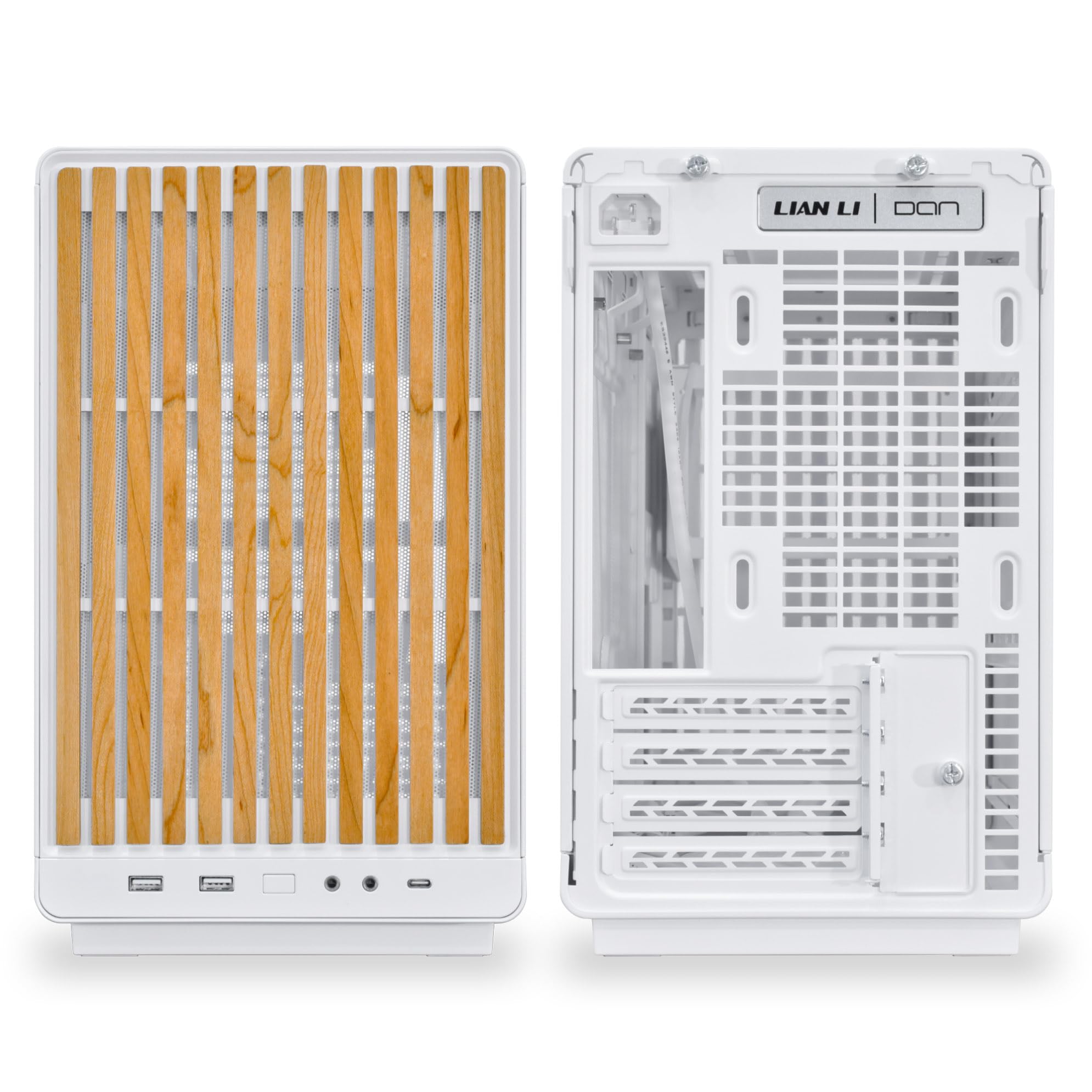 Lian Li Pannello in vetro temperato A3-mATX - bianco, vetro temperato, acciaio + telaio in alluminio