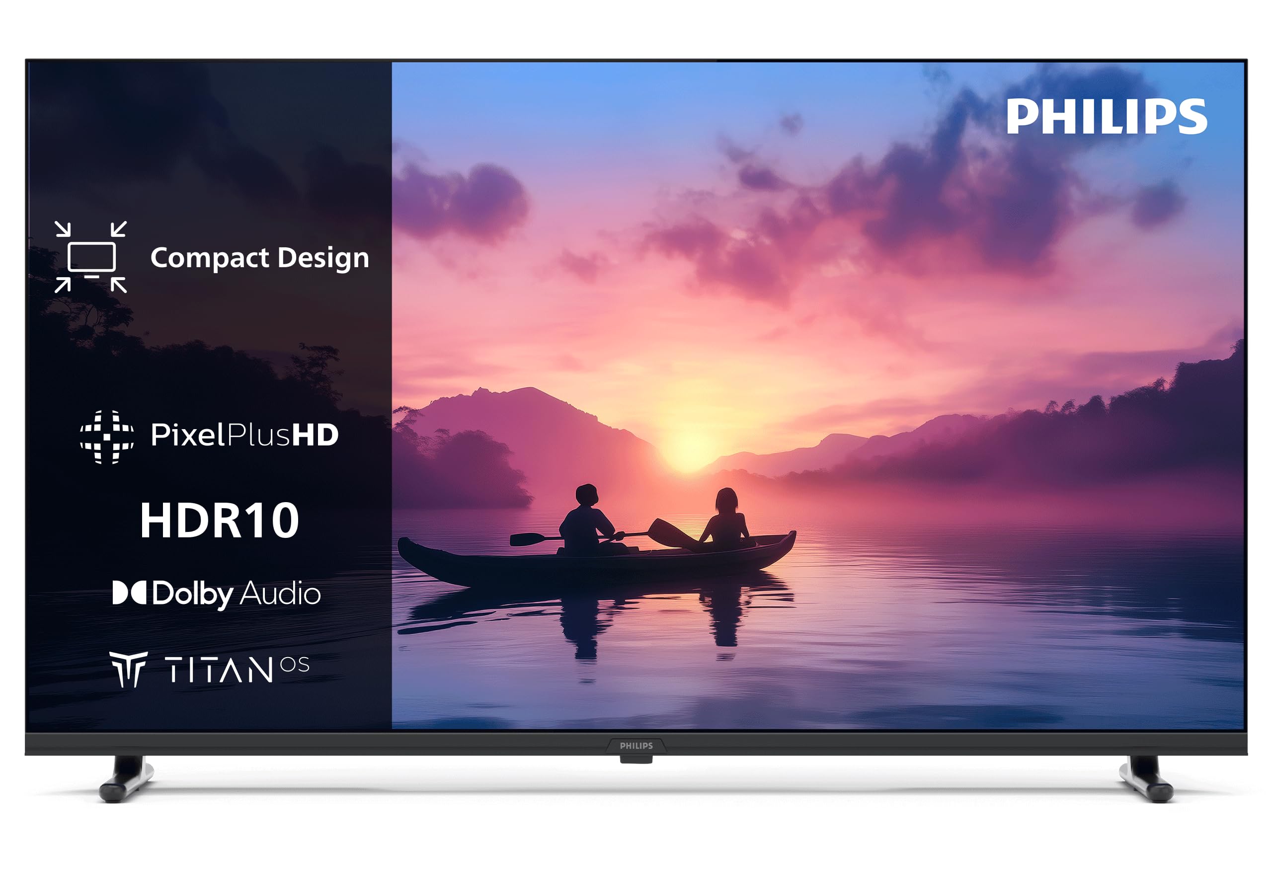 PHILIPS 40PFS6050 2K-LED Smart-TV | 40-Zoll-Display mit Pixel Plus, Plattform Titan OS und Dolby-Digital-Sound