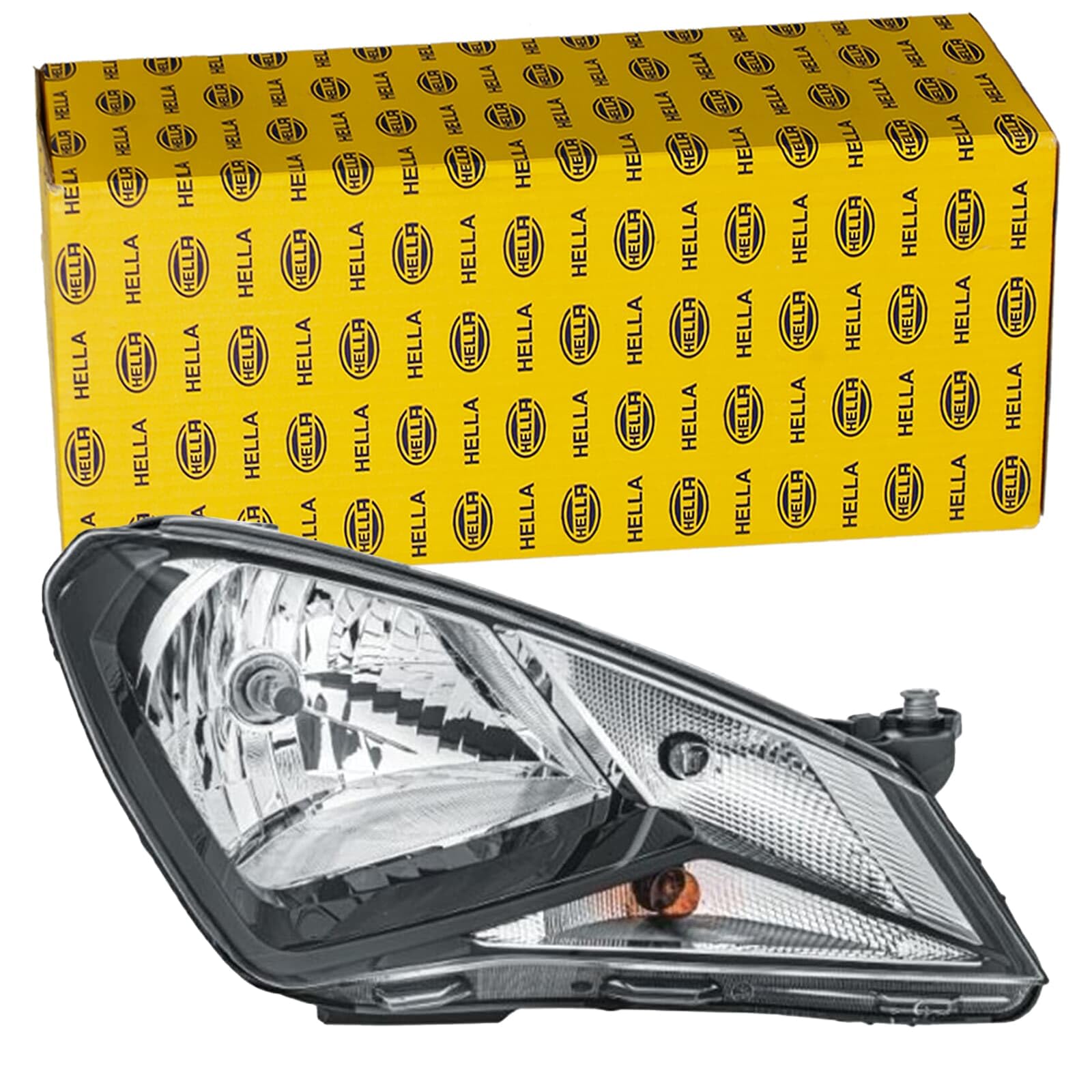HELLA Headlight Headlamp Right Lamp Type W21/5W PY21W H4 12V Fits Seat Mii