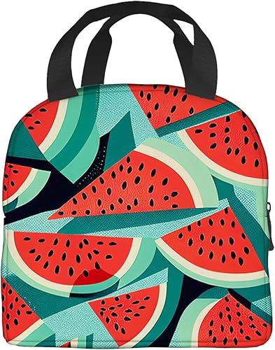 Miniatura 2 de Lonchera térmica para mujeres y hombres, con estampado de sandía en rodajas, reutilizable, a prueba de fugas, para el trabajo, oficina, picnic o