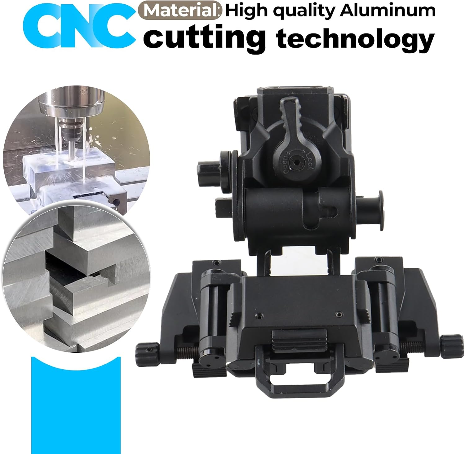 Metal L4 G24 breakway Mount fit for Night Vision PVS-18 and Double Dovetail Helmet Mount for Hunting/Outdoors