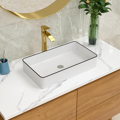 Miniatura 69 de Ordear - Lavabo de baño color blanco, para encimera.