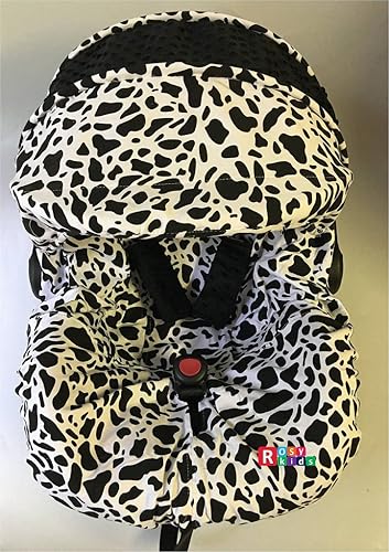 Miniatura 2 de Rosy Kids Cubierta de toldo para asiento de automóvil infantil, 3 piezas, caboodle, kit de cubierta de asiento de coche para bebé, color 03NR05