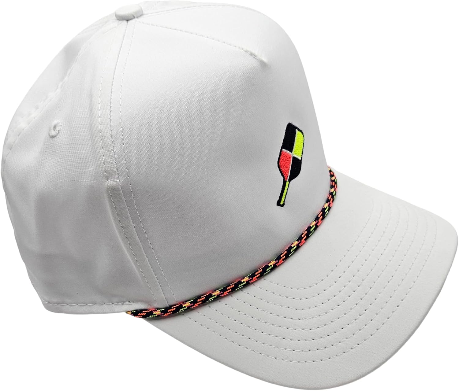 Pickleball Hat Paddle Logo Rope Hat Adjustable Unisex